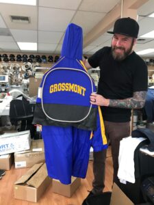 Merlin Embroidery Jeremy Hall Embroidery for Grossmont High School since 1992